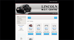 Desktop Screenshot of lincolnmotcentre.com